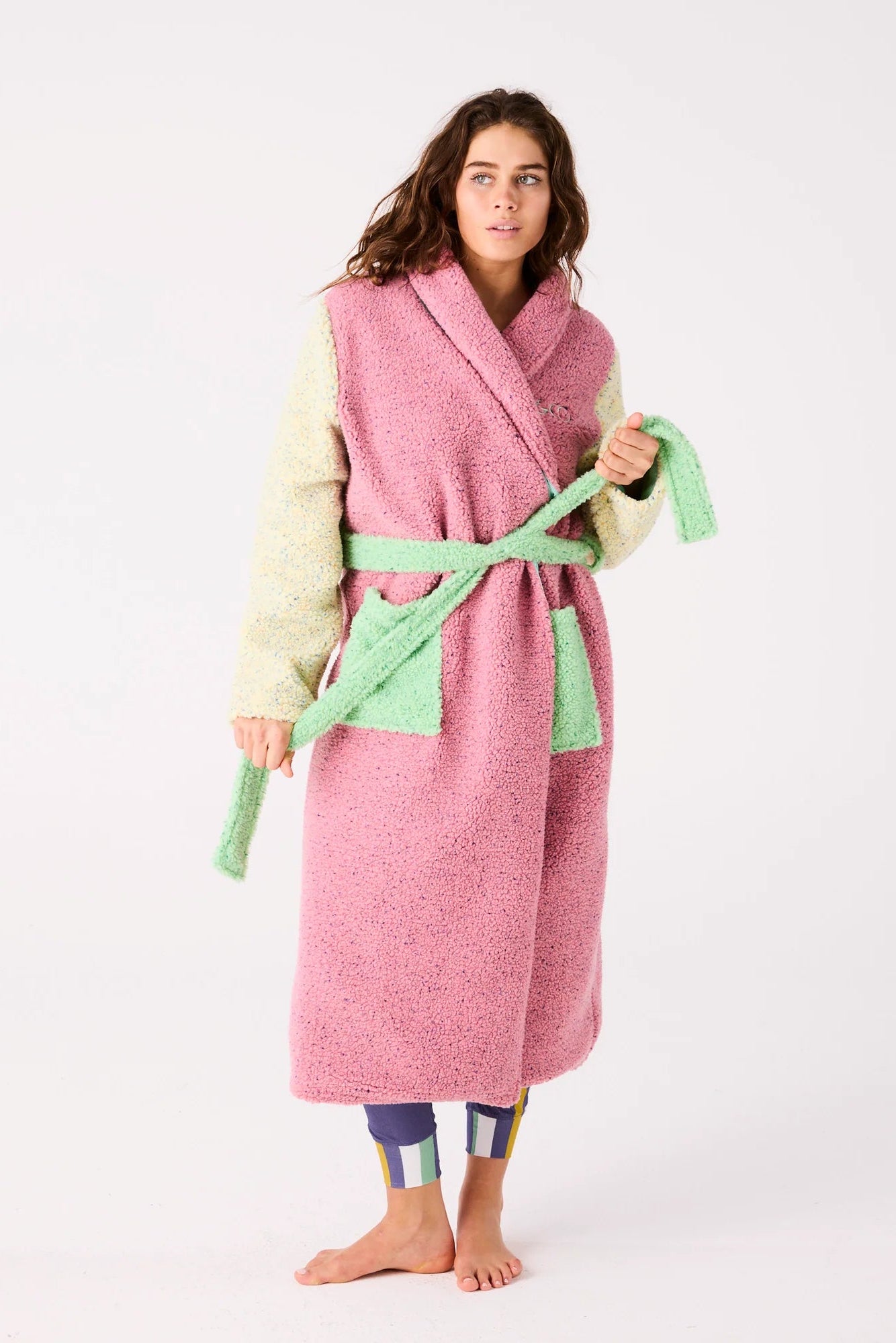 Candy Lane Sherpa Robe