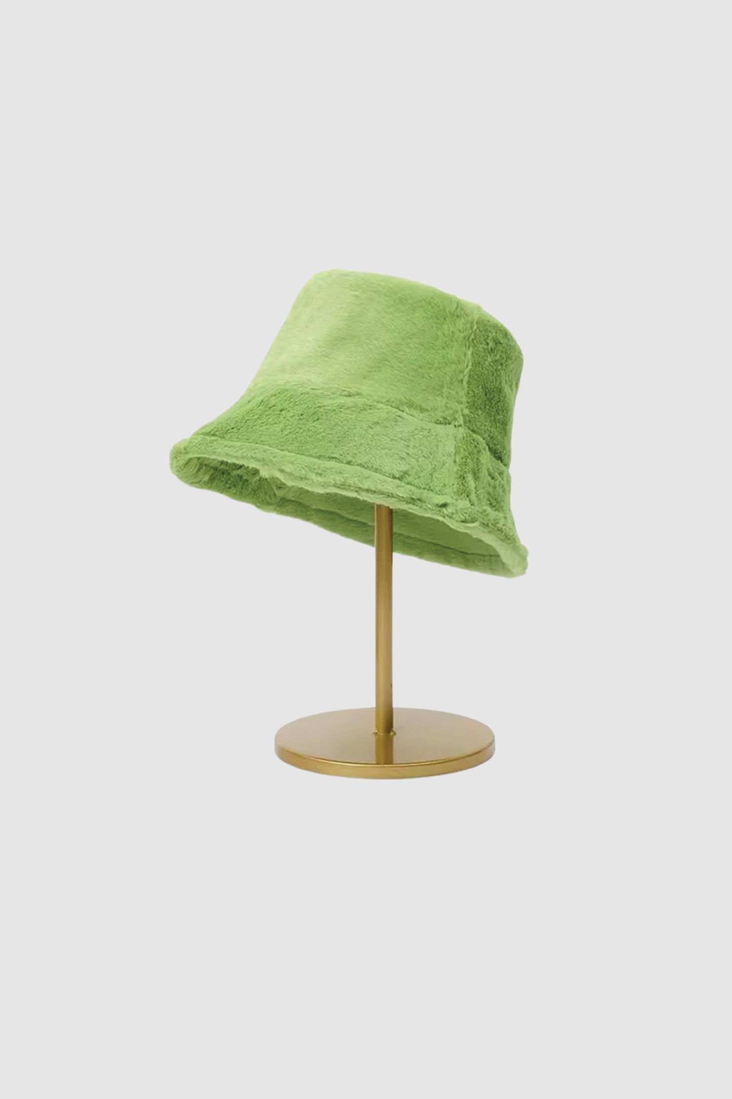 Furry Bucket Hat (Green)