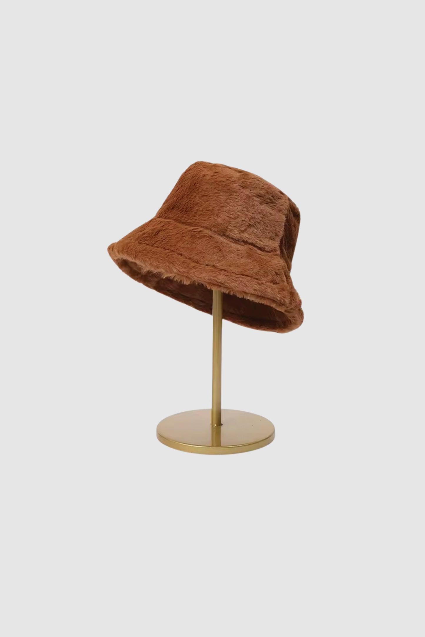 Furry Bucket Hat (Tan)