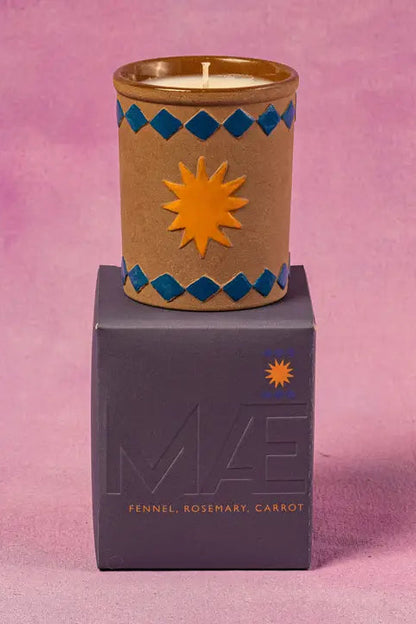 Star Vessel Candle (Fennel Rosemary)