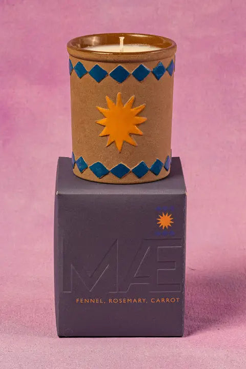 Star Vessel Candle (Fennel Rosemary)