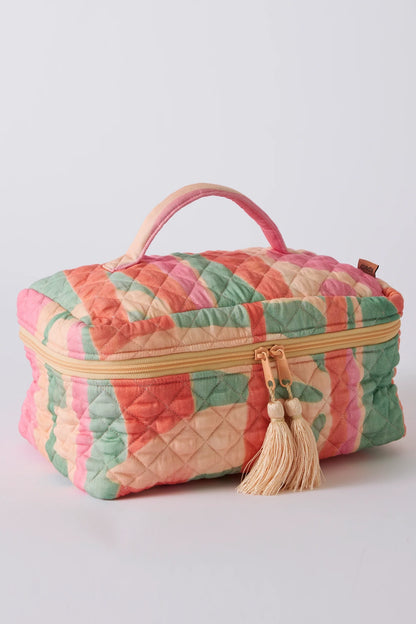Sun Soaked Quilted Toiletry Case