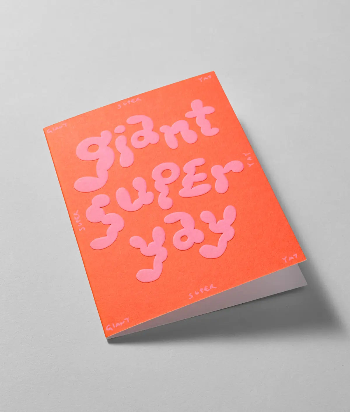 Giant Super Yay Card