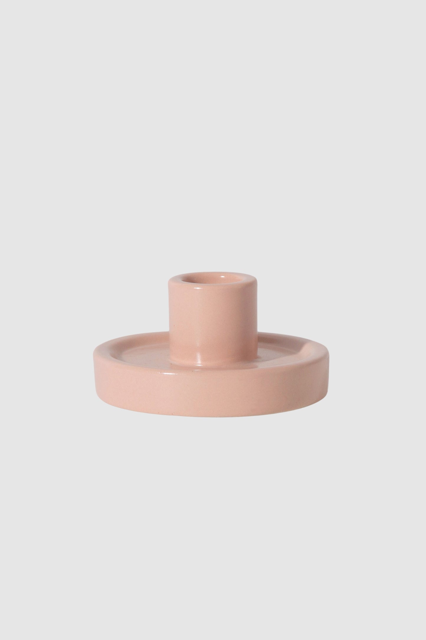 Ceramic Candle Holder Lrg (Blush)