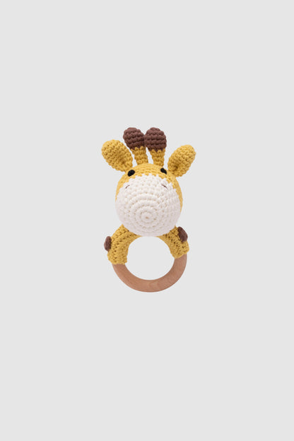 Crochet Rattle (Giraffe)