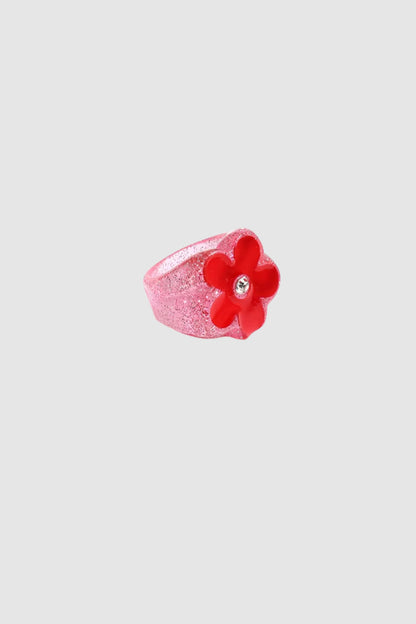 Flower Ring (Pink/Red)