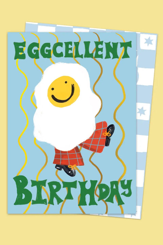 Eggcellent Birthday Card