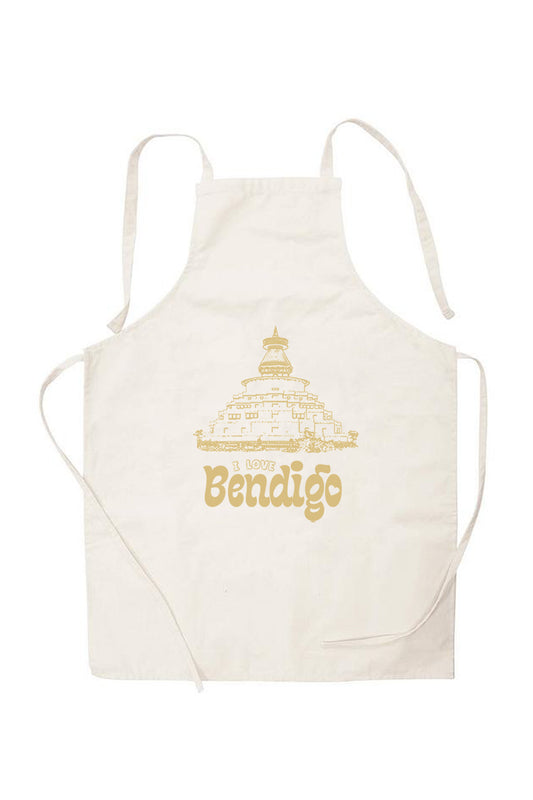 Great Stupa Linen Apron