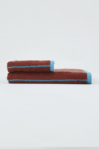 The Astro Stripe Bath Towel (Cinn/Berr)