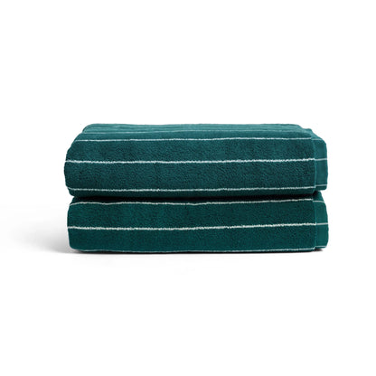 Bath Towel (Hunter Stripes)