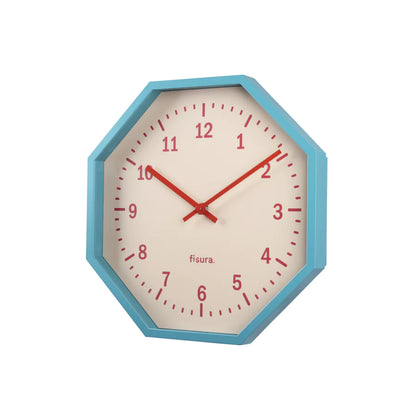 Octagonal Clock (Blue)