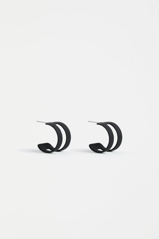 Beja Hoop Earring (BLACK)