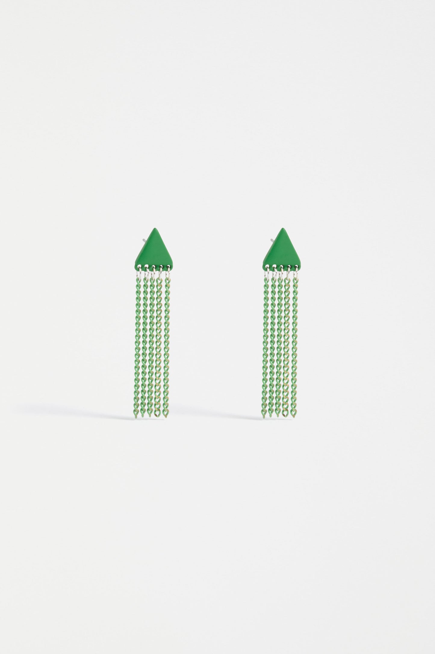 Fraans Earrings (Celery Green)