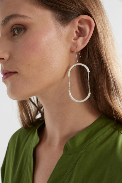 Skara Earrings (Silver)