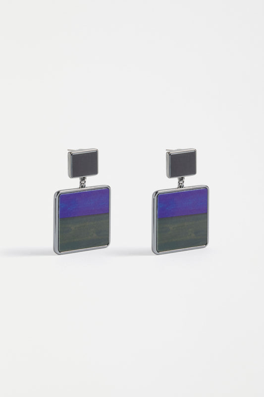 Brikka Earrings (Cobalt)