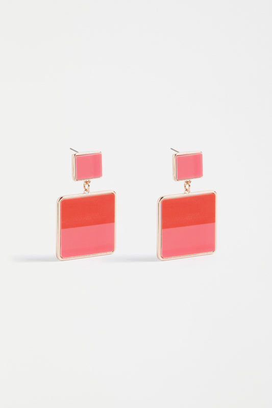 Brikka Earrings (Pink Punch)