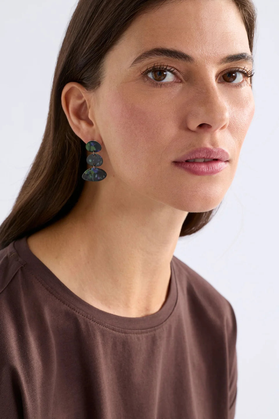 Mestedd Long Stud Earrings