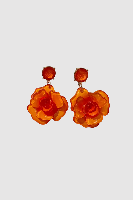 Flower Earrings (Fire)