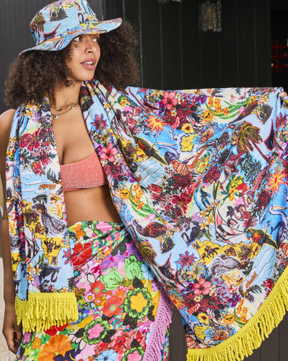 x Romance Was Born Terry Beach Towel