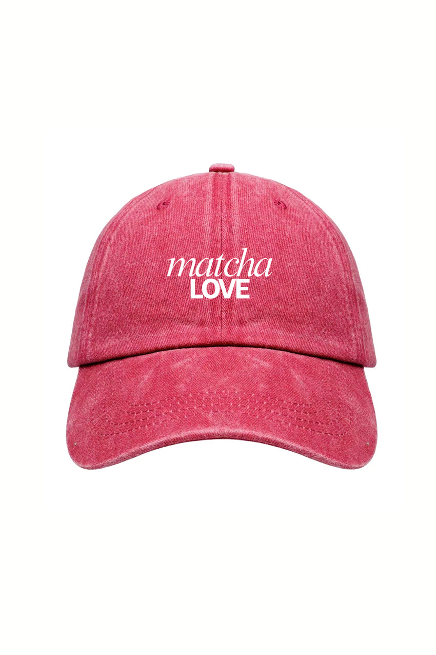 Matcha Love Hat (Red)