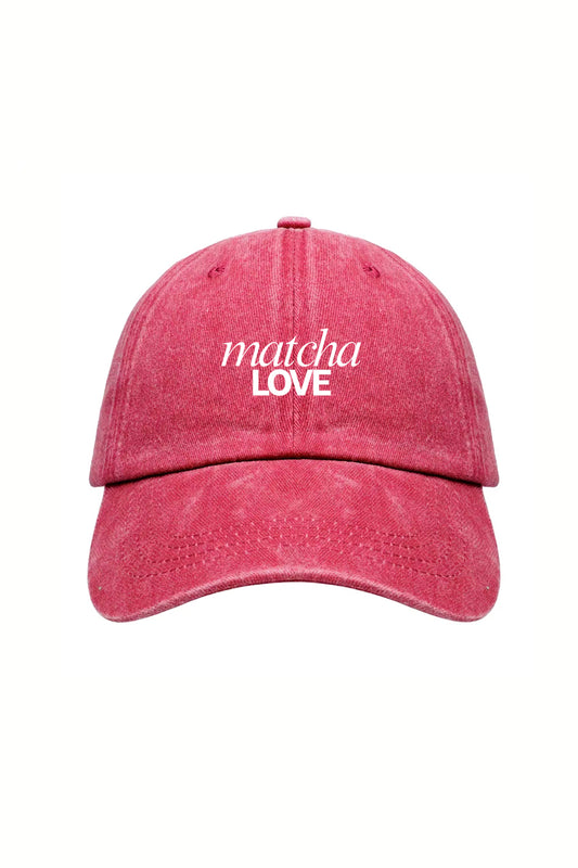 Matcha Love Hat (Red)
