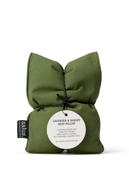 Lavender and Barley Heat Pillow - Moss