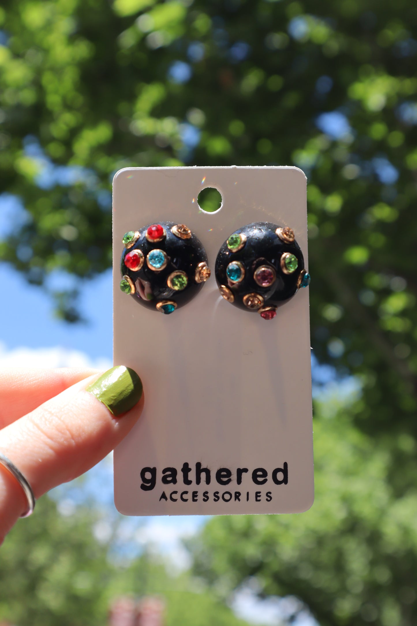 Bling Ball Studs (Black)