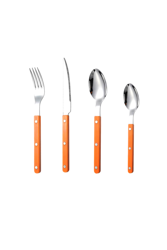 4pc Bistrot Cutlery Set (Fire)