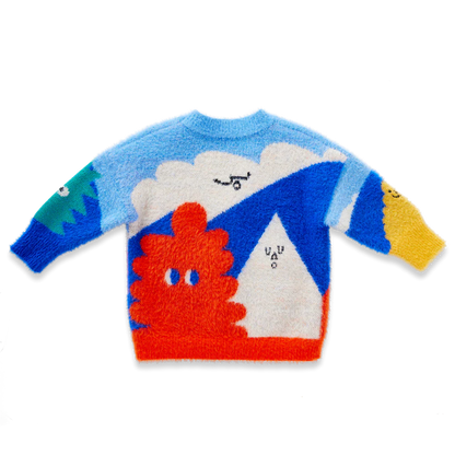 Mount Wiggly Knit Cardigan