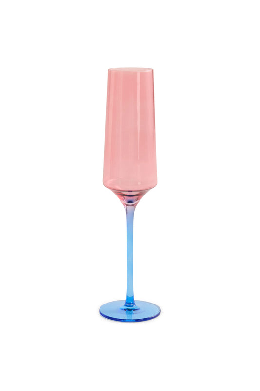 Blue Robin 2P Champagne Glass Set