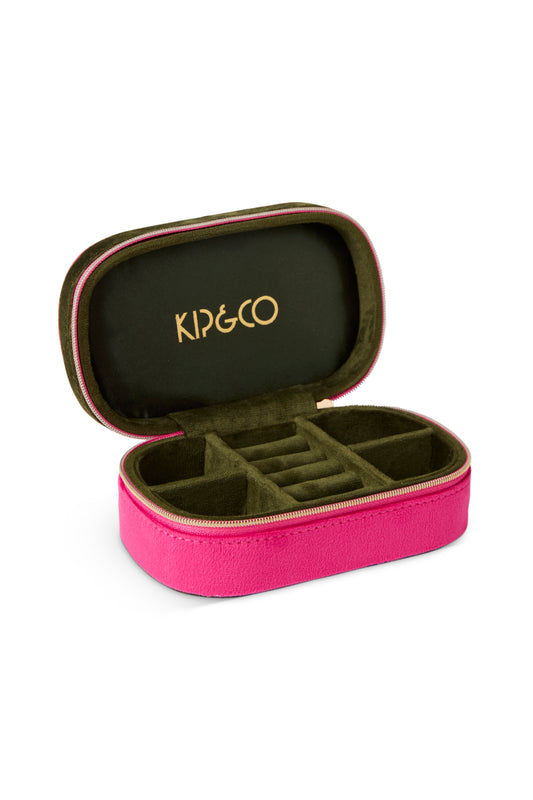 Prickly Pear Velvet Jewellery Box