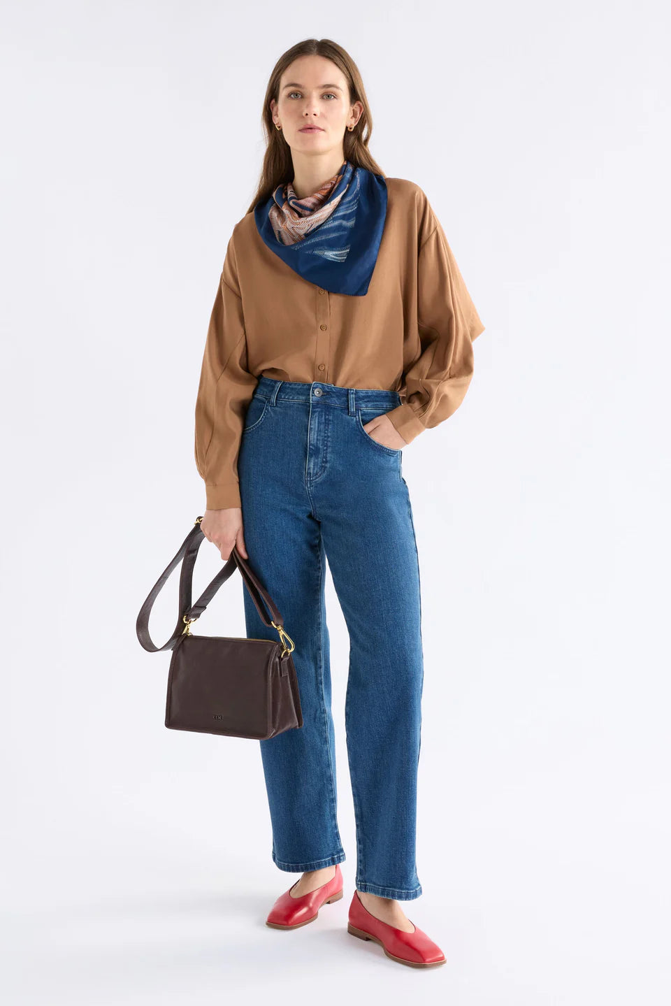 Halben Crossbody Bag (Espresso)