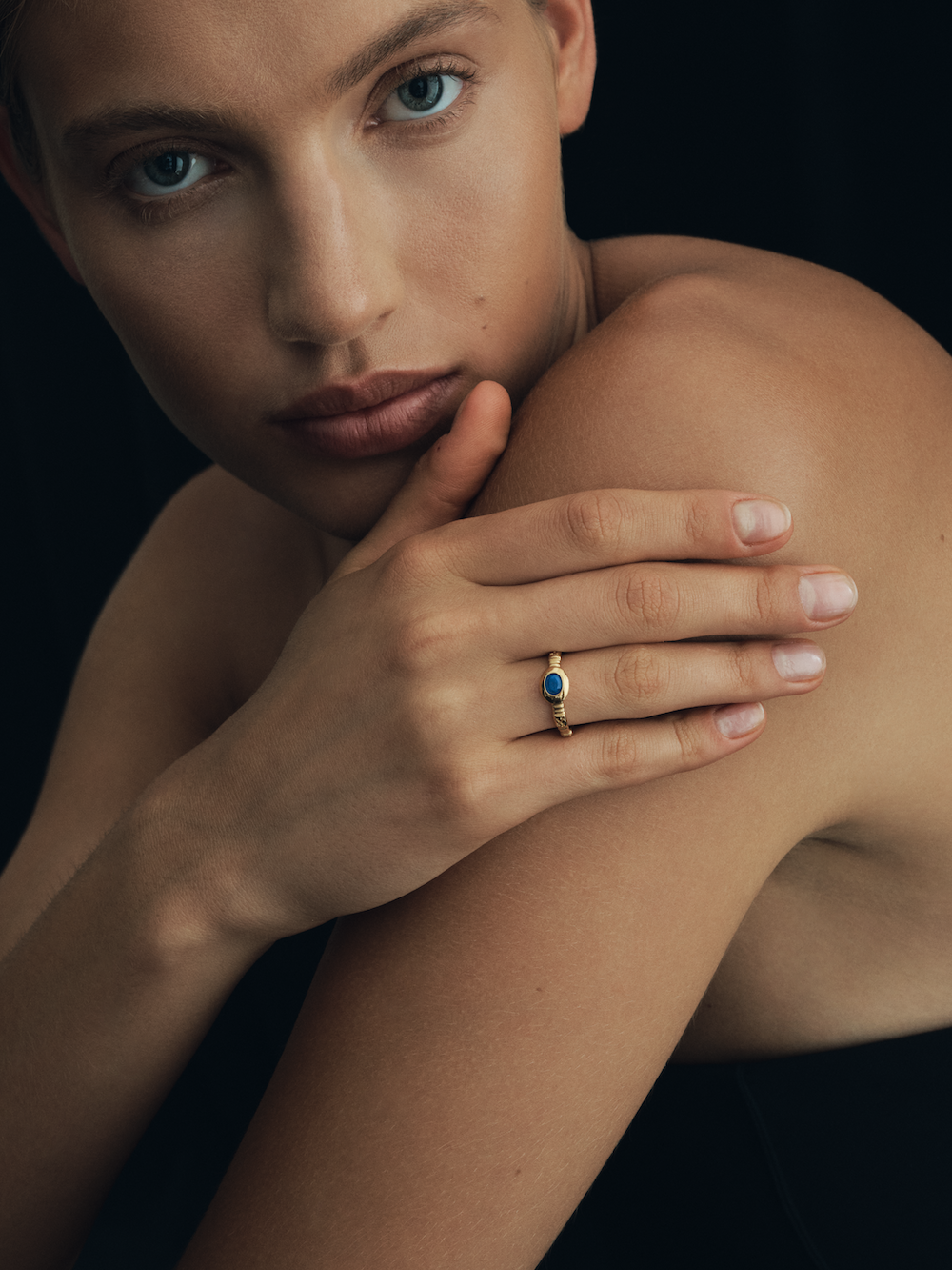 Lazuli Ring (Gold Vermeil)