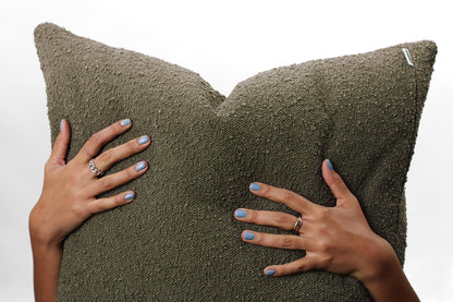 Big Boucle Cushion (Olive)