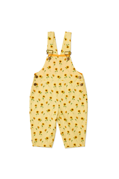 Baby Drill Overalls (Sunflower Delight)