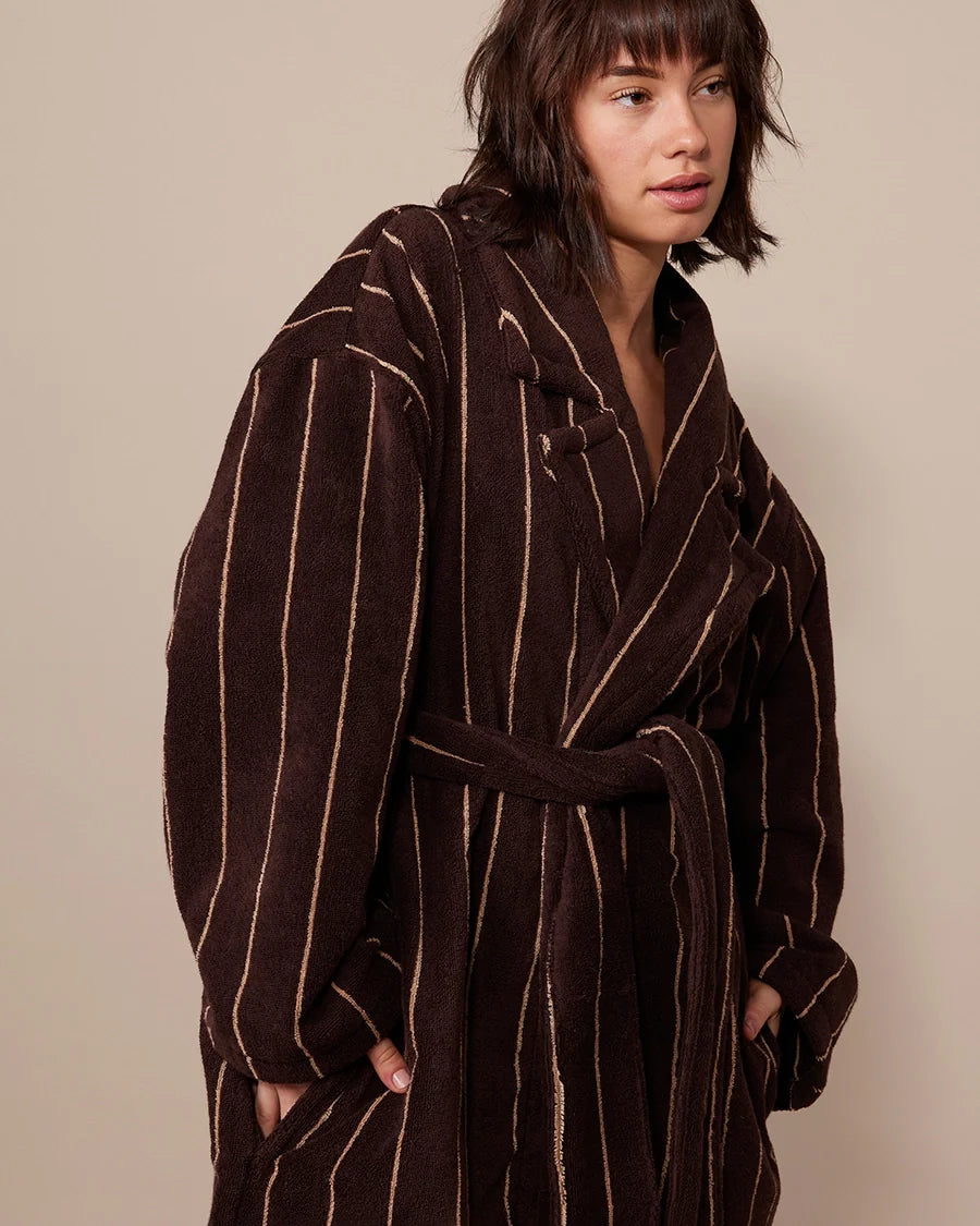 Robe (Espresso Stripes)