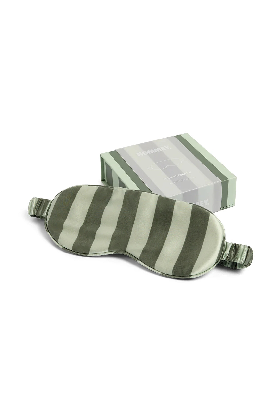 Silk Eye Mask (Wasabi Stripes)