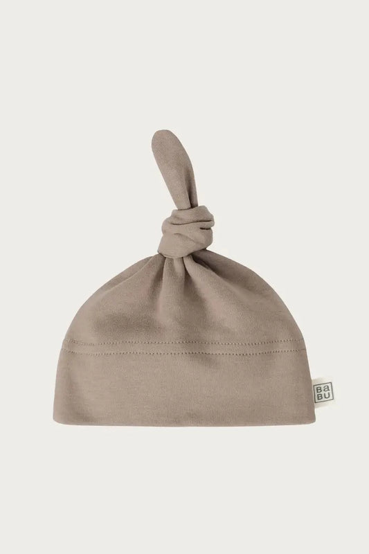 Knotted Beanie (Walnut)