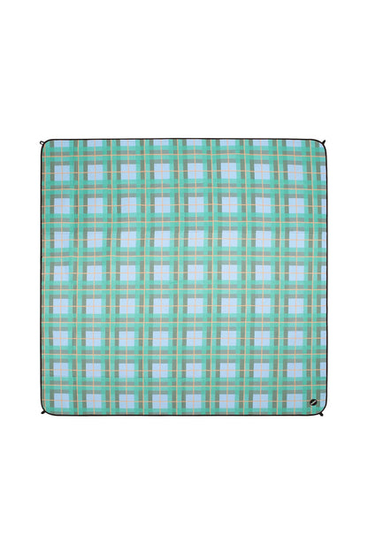 Picnic Mat (Ocean Check)