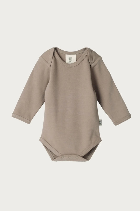 Long Sleeve Bodysuit (Walnut)