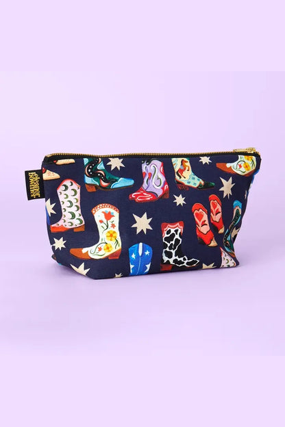 Cowboy Boots Zip Bag