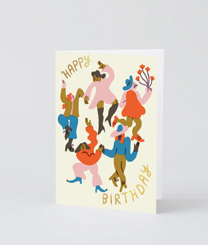 Happy Birthday Dancers Card