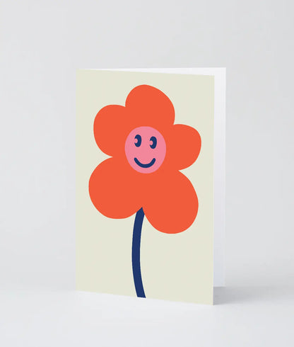 Happy Flower Art Card