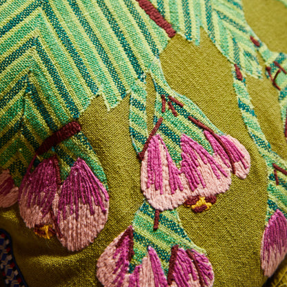 Vivi Applique Cushion (Juniper)