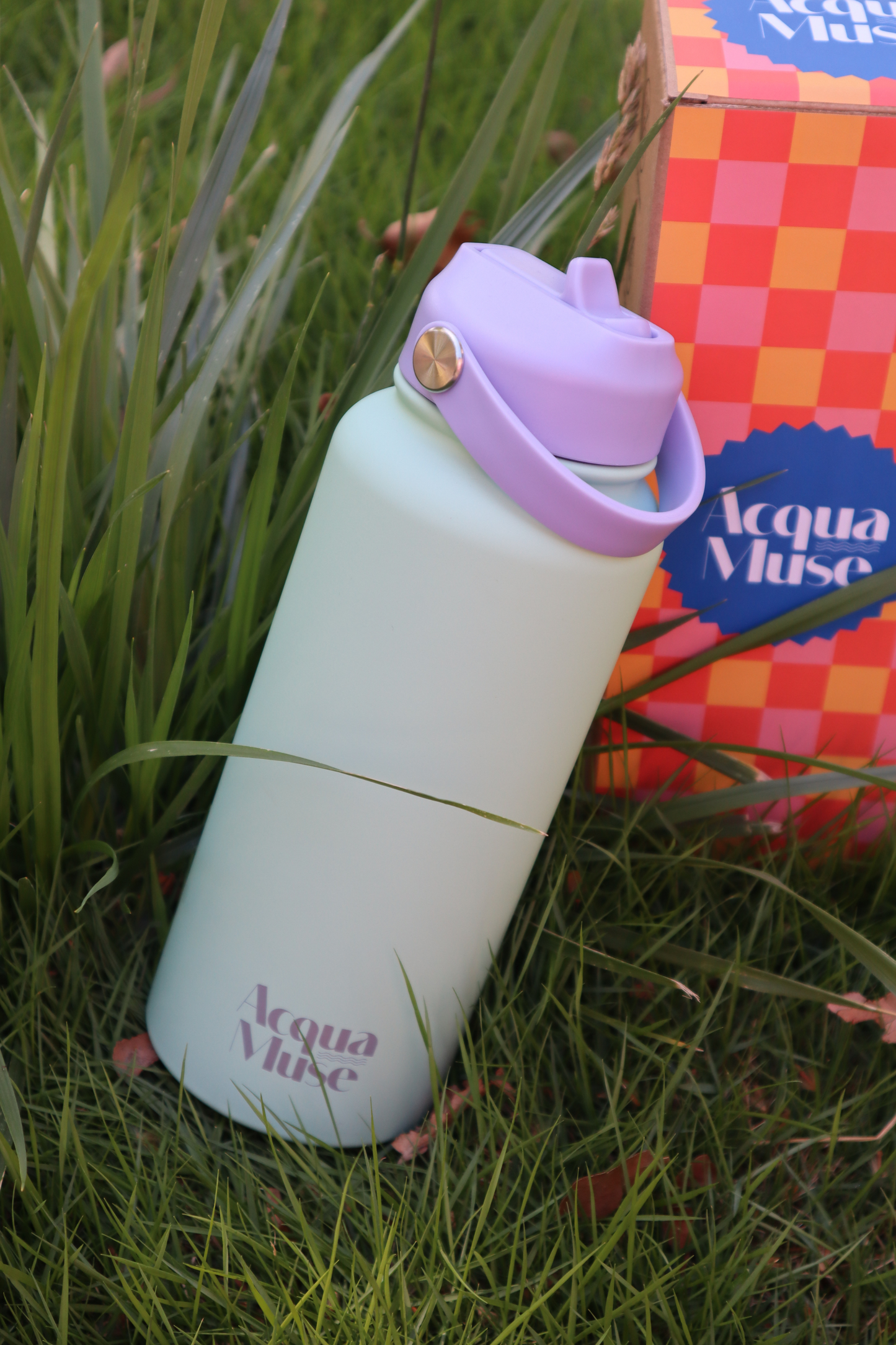 Acqua 1L Bottle (Mint/Lav)