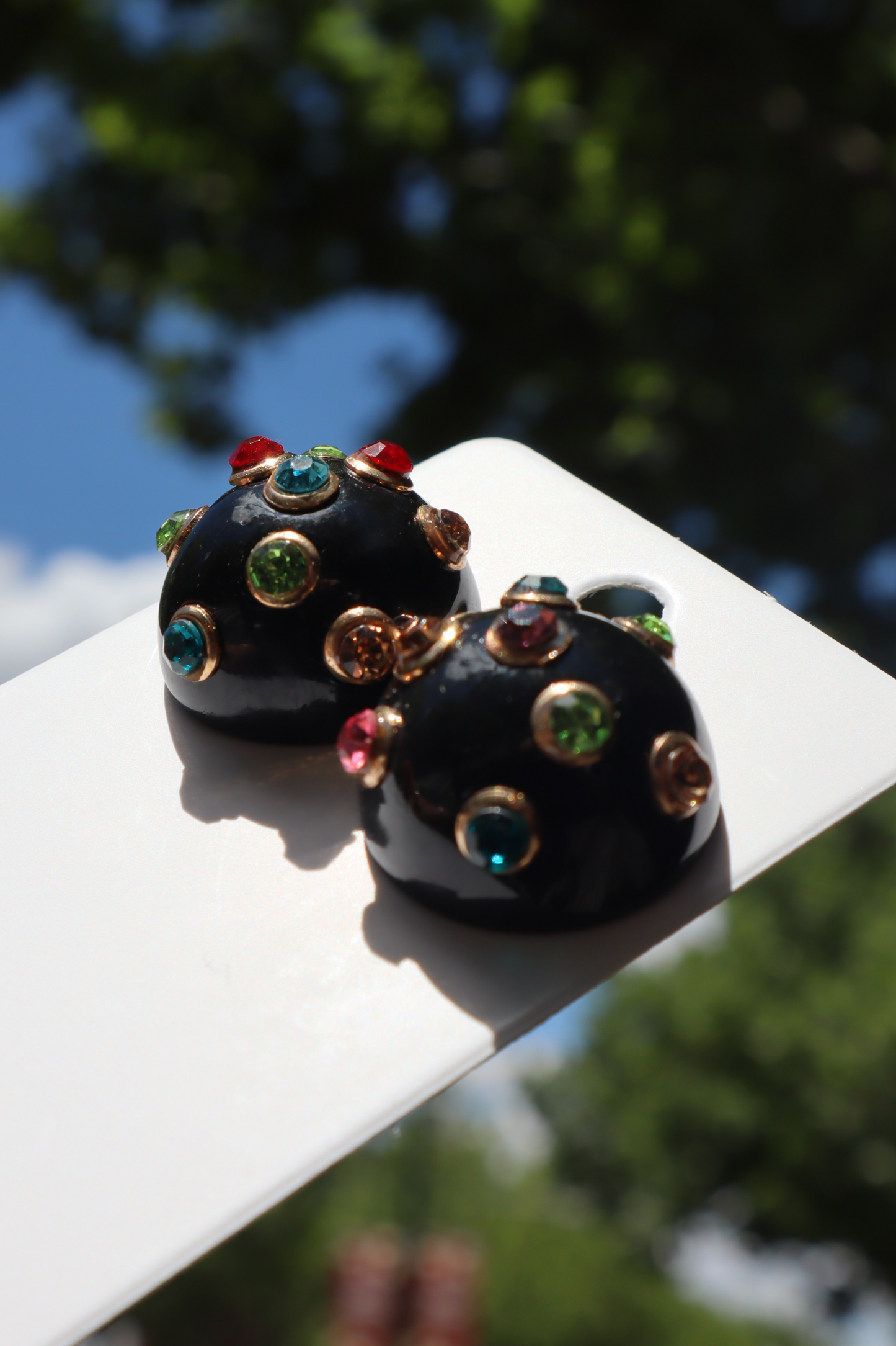 Bling Ball Studs (Black)