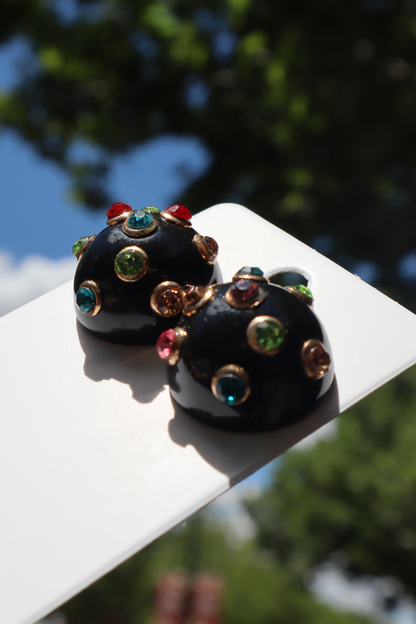 Bling Ball Studs (Black)