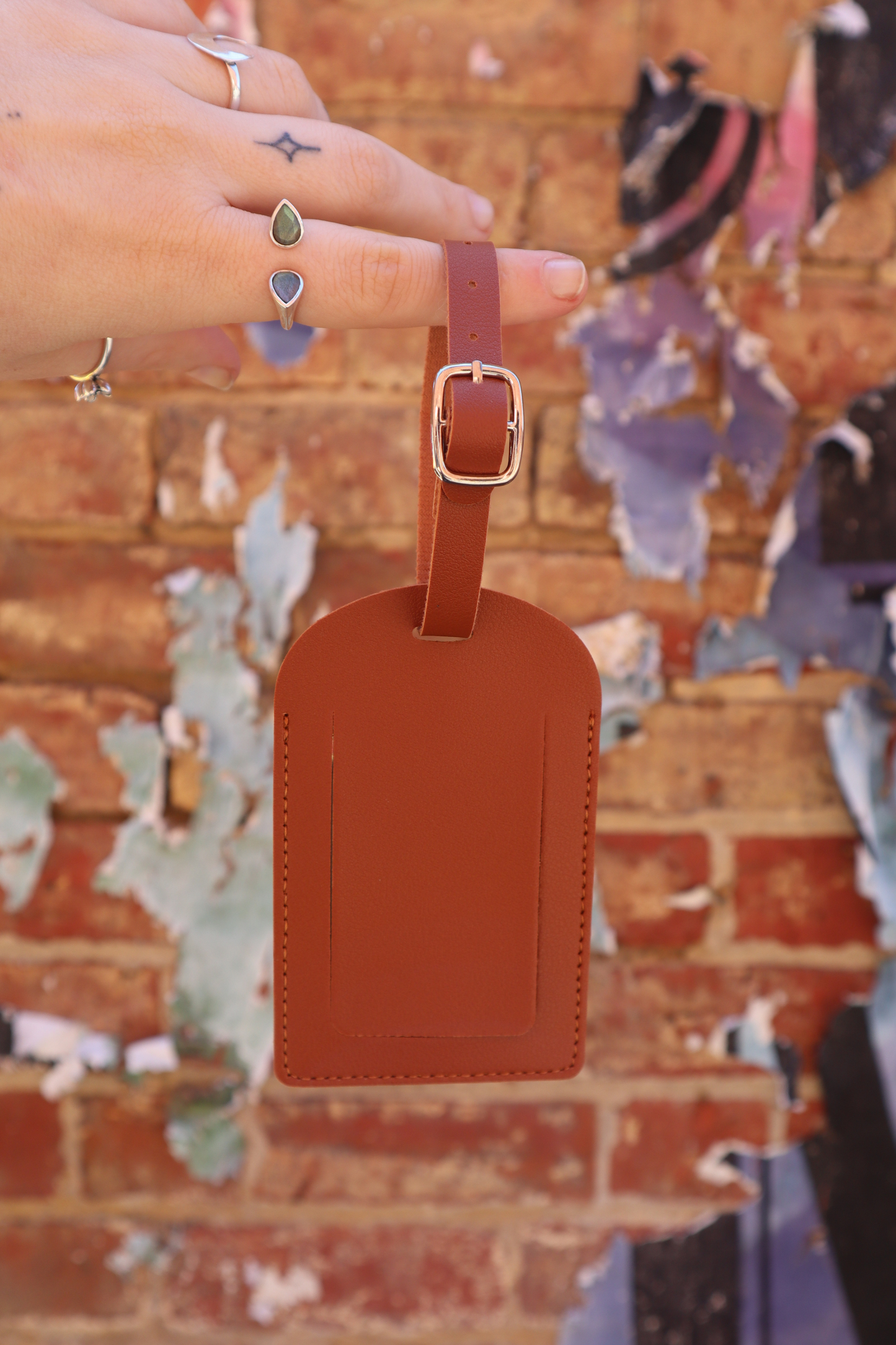 Albert Luggage Tag (Tan)