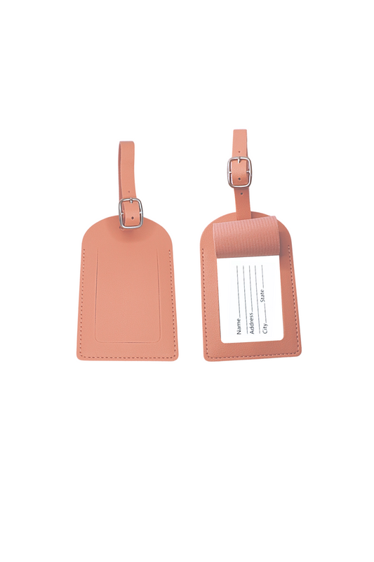 Albert Luggage Tag (Blush Pink)