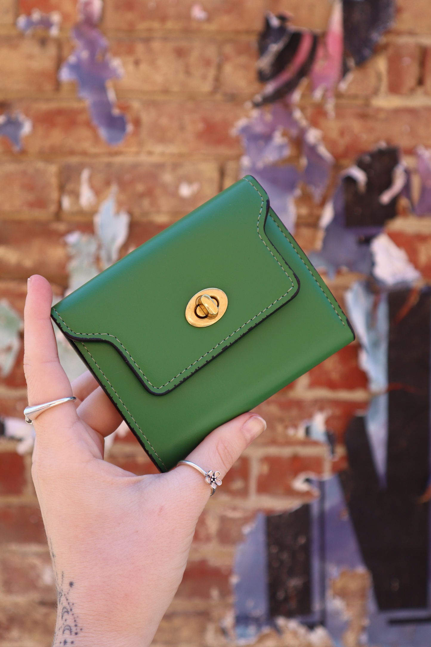 Agnes Small Wallet (Green)